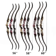 JUNXING F185 30-50lbs 56/58/60 Inches Recurve Bow with 17/19/21 Inches Riser for Shooting