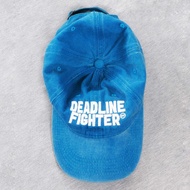 [🔴PRE-ORDER เริ่มส่ง 10/10🥹🙏🏼]DOWNTOWN.TH - Deadline Fighter Cap in Washed Blue - หมวก DOWNTOWN ปักล
