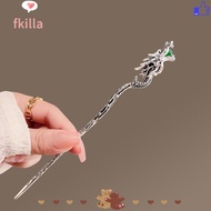 FKILLA Hairpin, Chinese Style Dragon Hair Chopsticks, Fashion Alloy Hair Accessories Hair Sticks