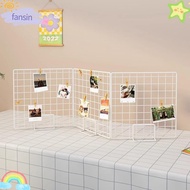 FANSIN Display Rack, Grid Frame Metal Storage Rack, Creative with Base Grid Jewelry Booth Rack For G