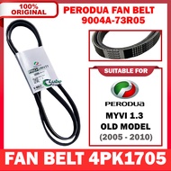 100% ORIGINAL PROGANTI BANDO Fan Belt 4PK1705 - PERODUA MYVI 1.3 OLD MODEL (2005-2010) 9004A-73R05 V