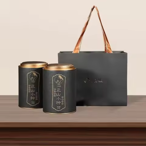 Lapsang Souchong Black Tea Packaging Bag, Authentic Wuyi Da Hong Pao, 200g/400g Tin Gift Box