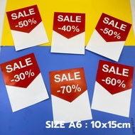 Product Label Size A6 (10x15cm)--