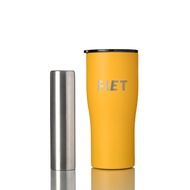 FLET tumbler - แก้วเก็บความเย็น มาพร้อมแท่งน้ำแข็งสแตนเลส เครื่องดื่มเย็นไม่ต้องใส่น้ำแข็ง ขนาด 750