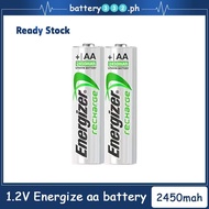 2-8PCS Original Energizer AA Battery 2450mAh 1.2V Ni-MH AA Rechargeable Battery For Flashlight Toy Camera 2A AA Pre-Charged Battery