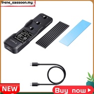 M.2 NVMe &  SSD Enclosure USB C 20Gbps SSD Case, Tool-Free, Supports 2280 2260 2242 2230 M.2 SSD