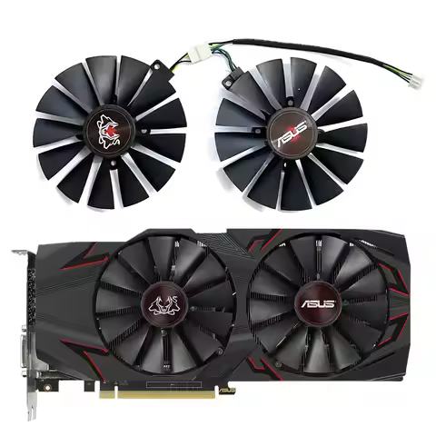 New 95MM 4PIN FDC10M12S9-C PLD10010B12H GTX1070TI GPU Fan Suitable for Asus CERBERUS-GTX 1070Ti-A8G 