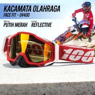 TaffSPORT Motorcycle Helmet Goggles UV400 Protection Windproof - UV400