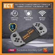 PXN P30 Pro Gamepad Wireless Controller Gaming Joystick - For Android / IOS (Grey | Cyan)
