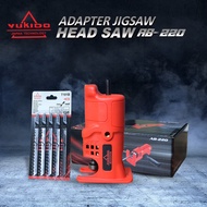 BONUS 5PCS MATA GERGAJI YUKIDO Adaptor JIGSAW reciprocating jigsaw gergaji potong kayu Adapter Mesin Jig Saw - Adaptor gergaji Mesin gergaji bor konektor bor Adaptor Stand Mesin Bor Jadi Jigsaw Jig Saw Gergaji Potong Sahabat Power Tools