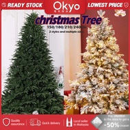 Large Christmas Tree Ready Stock Luxury Artifical XMAS Tree Christmas Tree Green 1.5/1.8/2.1/2.4m圣诞树