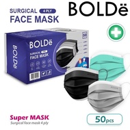BOLDe Masker Surgical 4ply Kemenkes RI isi 50PCS/Masker BOLDE 50PCS