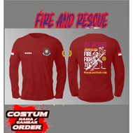 Long sleeve fire fighter t-shirt/extinguisher