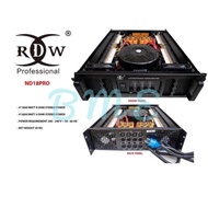 POWER AMPLIFIER RDW ND18PRO/ND18 PRO/ND 18PRO 4CH 1800 WATT ORIGINAL