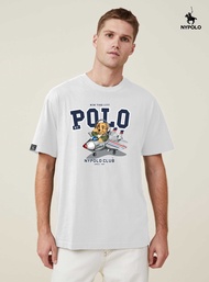 NY POLO NEWYORK CLUB# เสื้อยืดหมี ของแท้ รุ่นNY033