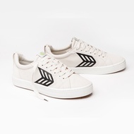 CARIUMA CATIBA PRO Vintage White Suede Canvas Black Logo Sneaker Men