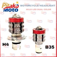 MOTORCYCLE DUAL COLOR HEADLIGHT H4/B35 LED BULB