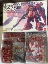 ⚠️現金面交、議價、改交易地點免問不回⚠️全新BANDAI 機動戰士高達 馬沙之反擊GUNDAM  CHAR’S COUNTERATTACK MG 1/100 Ver.KA沙薩比SAZABI