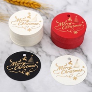 New Style Gilding Christmas Tag [50PCS] Gift Listing Decoration Card Label Ready Stock