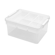 STORAGE BOX L 50.5X37X29.3CM CLEAR