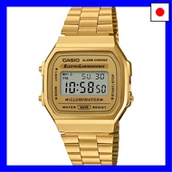 Casio Digital Watch, Vintage Series A168WG-9W, for Men, Women, and Kids, Gold, Overseas Model [Paral