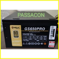 【hot sale】 ♞,♘,♙INPLAY GS450PRO (450W) | GS650PRO (650W) True Rated PSU | GS650-Ultra RGB 80+ Bronz