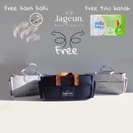 PERALATAN Jageun Premium felt diaper caddy bag + Lid | Baby Diaper Bag