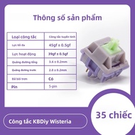 Sakura 46gf Linear 60 Công Tắc Bàn Phím Cơ 5Pin Pre-Lubed Creamy Tương Thích Với MX Keycaps Cho Bàn 
