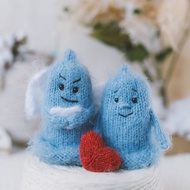 可愛的避孕套 Gondosha 針織圖案。有趣的禮物 18+