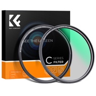 K&F Concept Magnetic CPL Filter + Magnetic Basic Ring Kit 49/52/55/58/62/67/72/77/82mm Circular Pola