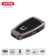 Unitek uHUB Q4+ 4 in 1 USB3.2 Gen2 Type-C USB-A HDMI Hub with 10Gbps Data 4K@60Hz UHD and PD 100W Zi