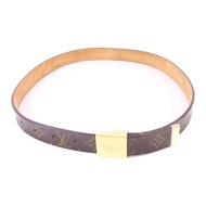 LOUIS VUITTON Monogram Belt金扣皮帶