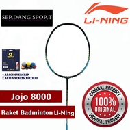 【Li-Ning Original】Lining Jojo 8000 Raket Badminton Racket (Head Heavy 3U) [FREE String & Grip]