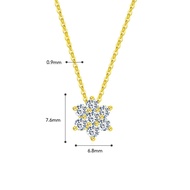 TA9 TAKA Jewellery Cresta Diamond Necklace 9K Gold