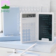 JINXIY Foldable Calculator, Cute LCD Display Mini Finance Calculator, Useful Portable Practical LCD 