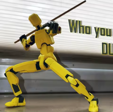 Multi-Jointed Movable Shapeshift Robot 2.0 3D Printed Mannequin Dummy 13 Action Figures Toys Kids Ad