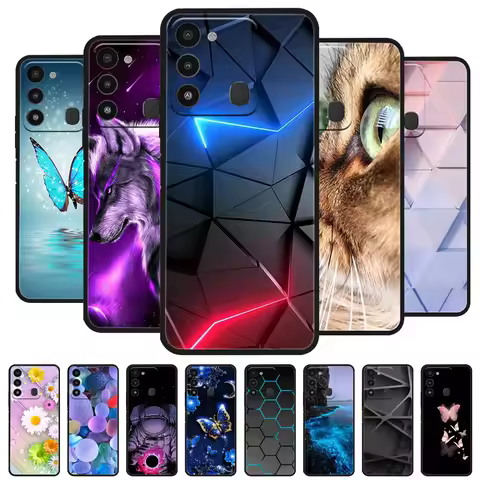 Soft Cover For Tecno Spark Go 2022 Case SparkGO Protective Silicone TPU Funda for Tecno Spark 8C Cas
