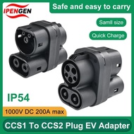IPENGEN Ccs1 To Ccs2 Adapter Vehicle DC Charger Adapter 250kw Adapter Ccs Combo 1 To Ccs Combo 2 EV 