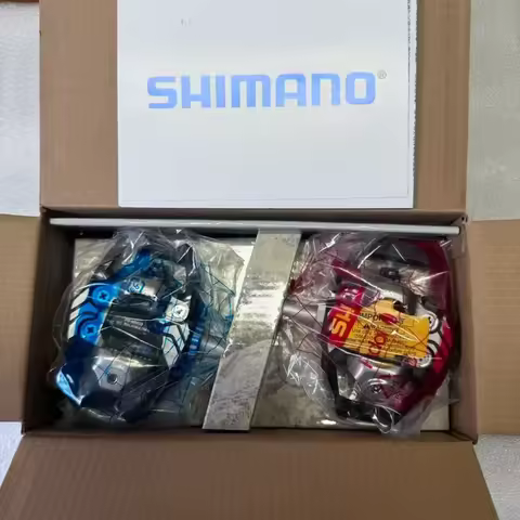 Shimano Deore XT PD-M8020 SPD Mountain Bike Pedals, XC Racing Pedals with Splint Belt & Cleats Set