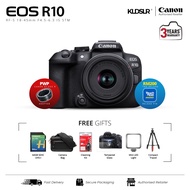 Canon EOS R10 Body & RF-S 18-45mm & RF-S 18-150mm f/3.5-6.3 IS STM Mirrorless Camera (Canon Malaysia