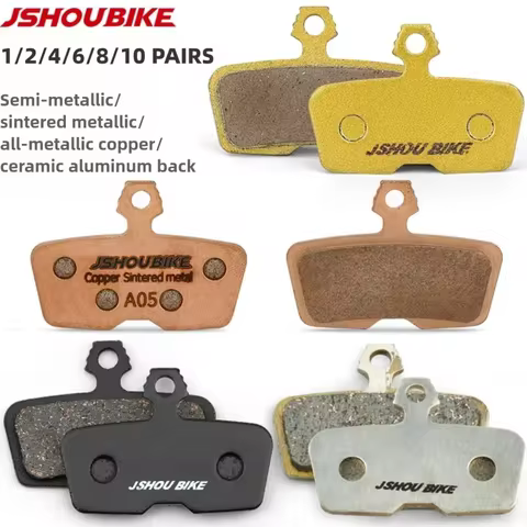 JSHOUBIKE Hydraulic brake pads Semi-metal/All-metal copper/Sintered Metal/Ceramic for SRAM CODE,DB8,
