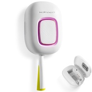 Toothbrush Sanitizeri Case with U V-C Lights, Dryer Heating, Fan Drying - Rechargeable Portable Toot