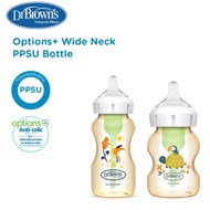 Dr. Dr. Dr. Brown's PPSU Wide Neck Option+ Deco/ Dr. Brown's Anti Colic