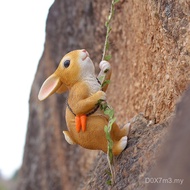 Courtyard Resin Panda Balcony Sculpture Gardening Decoration Test Pendant Rabbit Pull Ornaments Outd