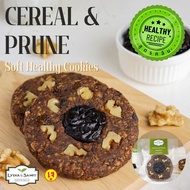 คุกกี้คลีนนิ่มเจ ซีเรียลและพรุน(Cereal&Prune Healthy Soft Cookies)คุกกี้นิ่ม คุกกี้ผลไม้ สูตรเจ คุกก