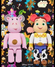 預訂 400 % BE@RBRICK Jessie /Hamm （翠斯/火腿）toy story 反斗奇兵 玩具總動員