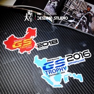 R1200GS F800GS F700GS Motorcycle Side Box Sticker Waterproof Reflective Decal Car Sticker