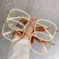 8331 1pc Metal Squared Frame Good Quality Presbyopia Fashion Male Female Unisex Corrective Eyeglasse