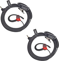 UAYESOK 2.5mm Radio Earpiece with Mic PTT, 1 pin G Shape Headset for Motorola Talkabout Walkie Talki