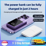 🇸🇬 [In Stock]20000mAh Magnetic Power Bank Super Fast Charging  20000mAh PD 22.5W Fast Charging ireless chargerpower bank